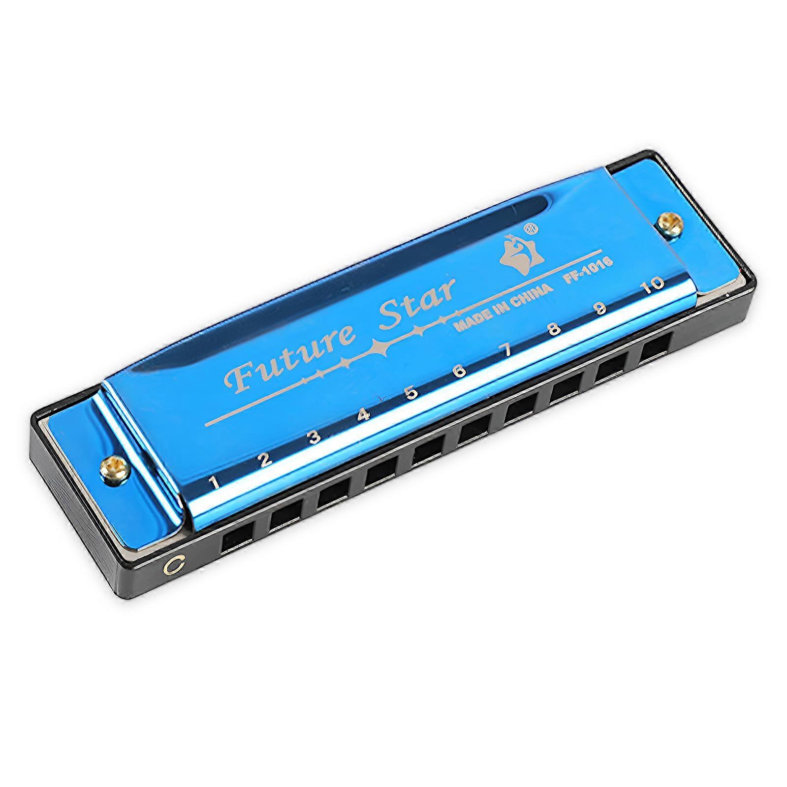 10-Hole Harmonica for Kids, Adults, Beginners, and Performers