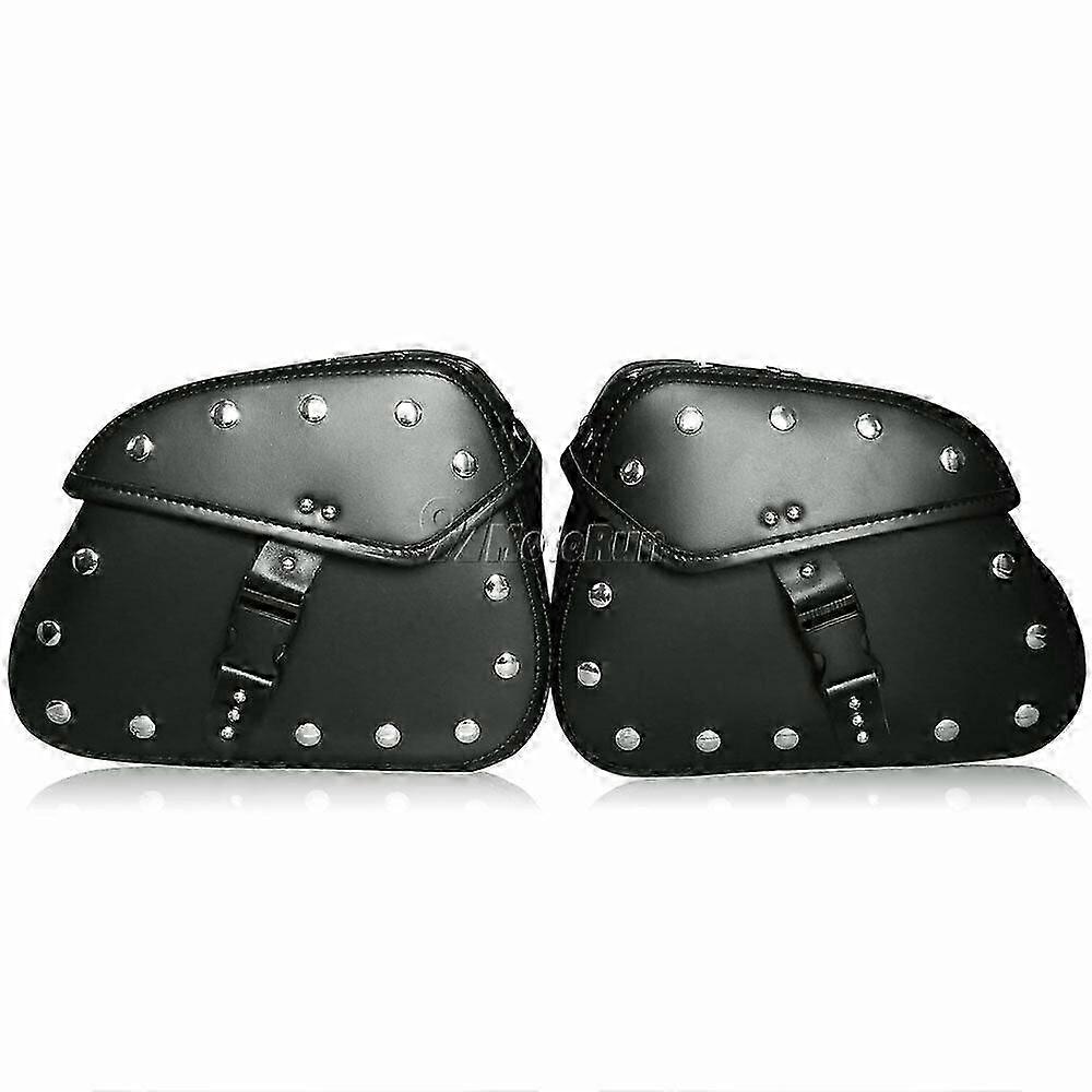 5 Styles 2pcs Univesal Motorcycle Tool Saddle Bag Pu Leather For Kawasaki Vulcan Vn 750 800 900 1500 1600 1700 2000 Custom