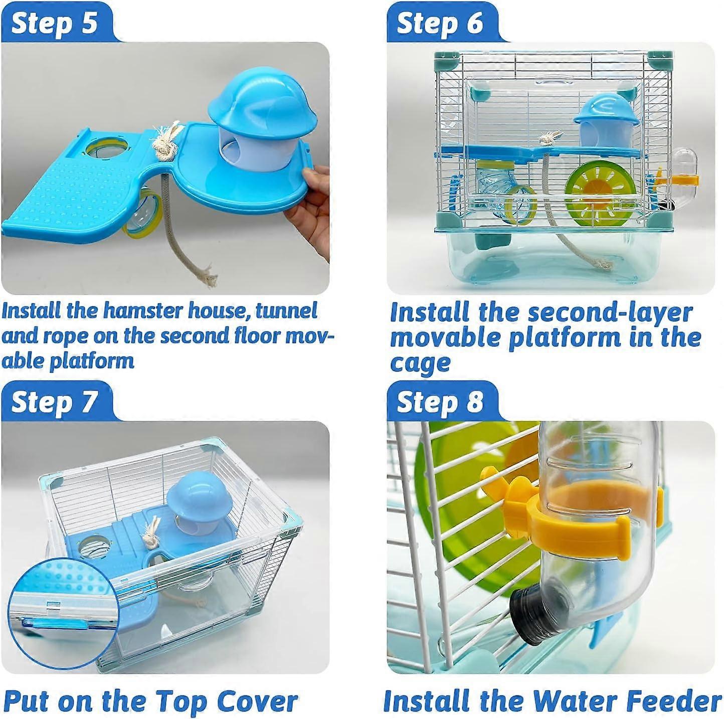 View of Hamster Cage, Mouse Cage and Habitats Hamster Enclosure Hamster Habitat ...