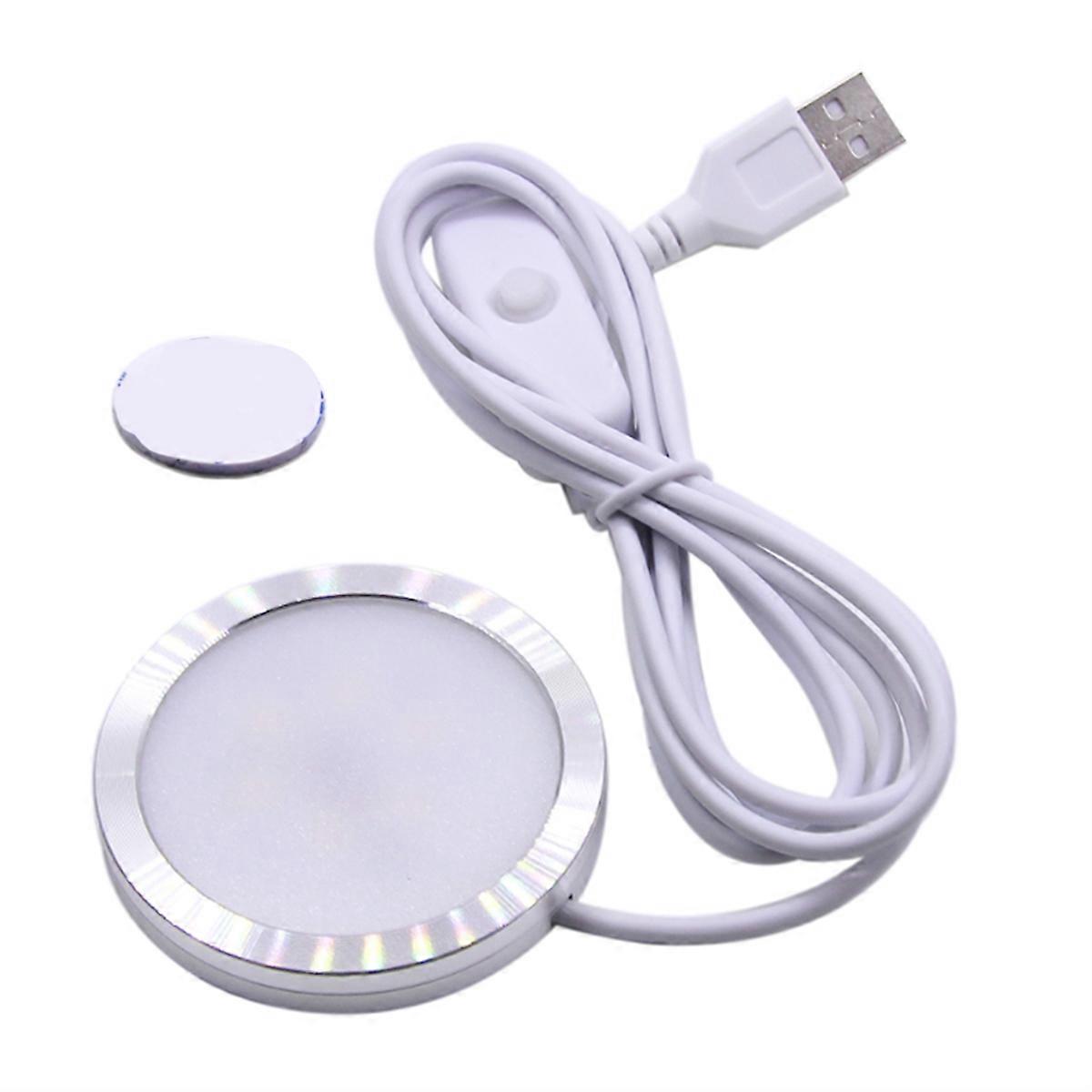 USB Plug 5V Open-Mount LED Tube Light Display Cabinet Lamp Warm White