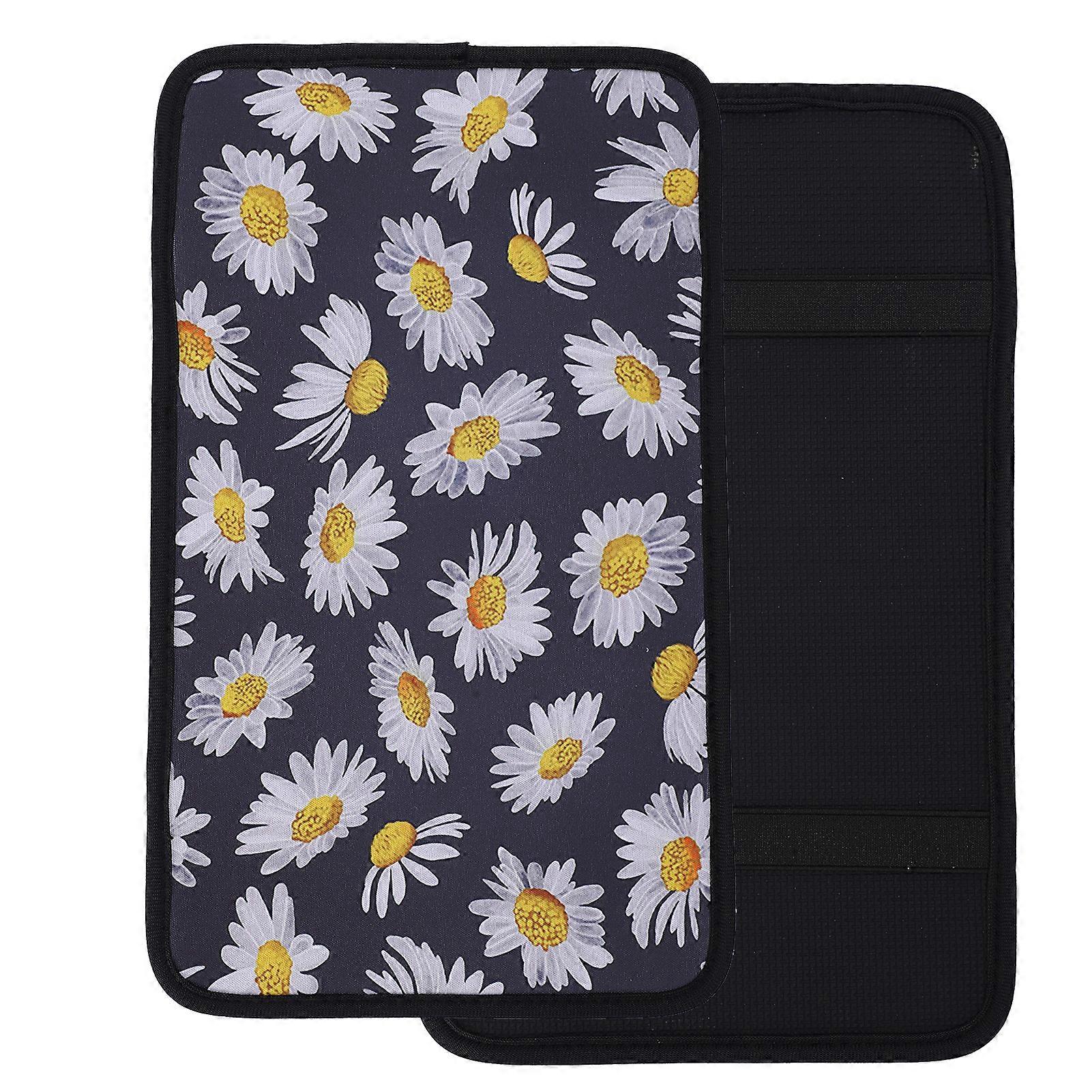 2Pcs Outdoor Driving Car Central Armrest Box Cushion Cover Hand Guard Universal Mat