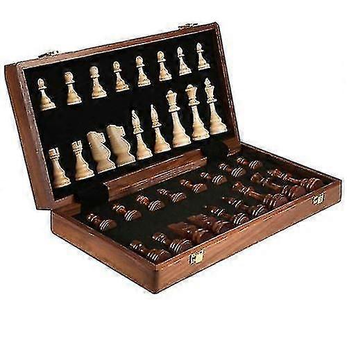 Foldable Wooden Chess Set 39cm