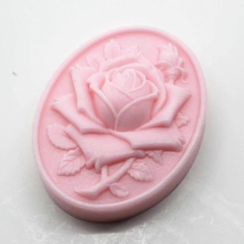 Miniowl-3D フラワーソープモールドローズシリコンモールドソープモールド