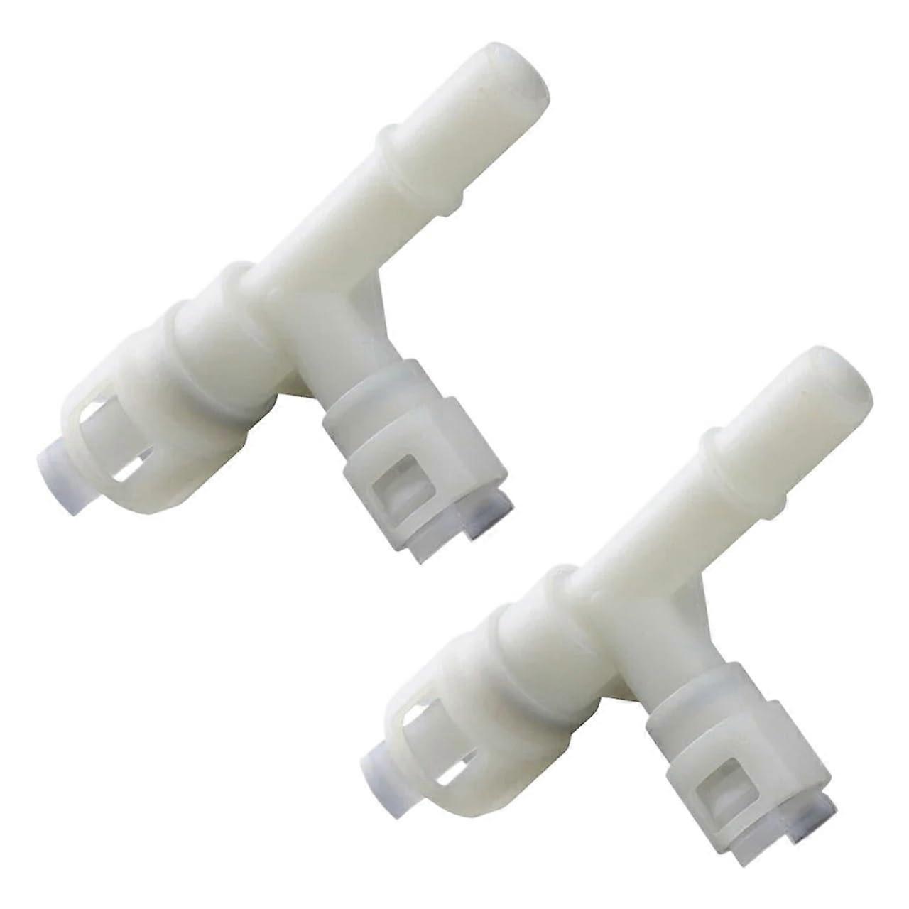 Hose Connector Car Heater Fitting 1/2 Inch White Plastic Compatible with Standard Heater Hose Systems