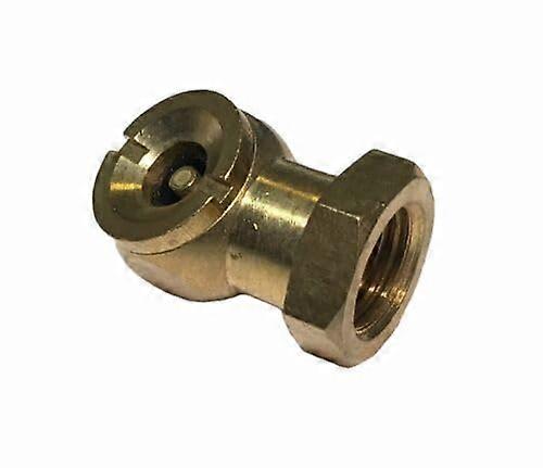 Brass Single Head Closed Ball Air Chuck 1/4-Inch NPT Tire Inflator Replacement