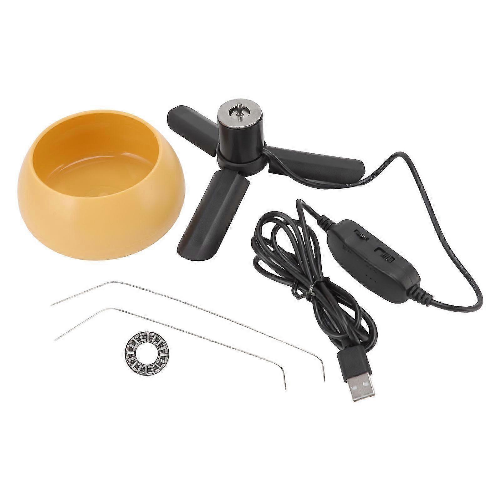 Electric Bead Spinner Forward Reverse Stepless Speed Regulation Semi Automatic Bead Spinner USB Powered