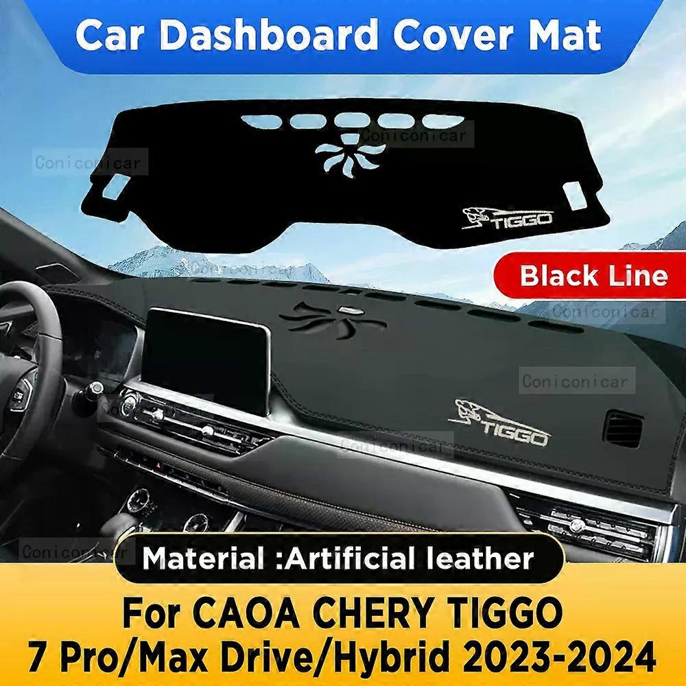 Apply For CAOA Chery TIGGO 7 PRO MAX Drive Hybrid 2023 2024 Car Dashboard Cover Mat Dash Board Sun Shade Pad Artificial Leather