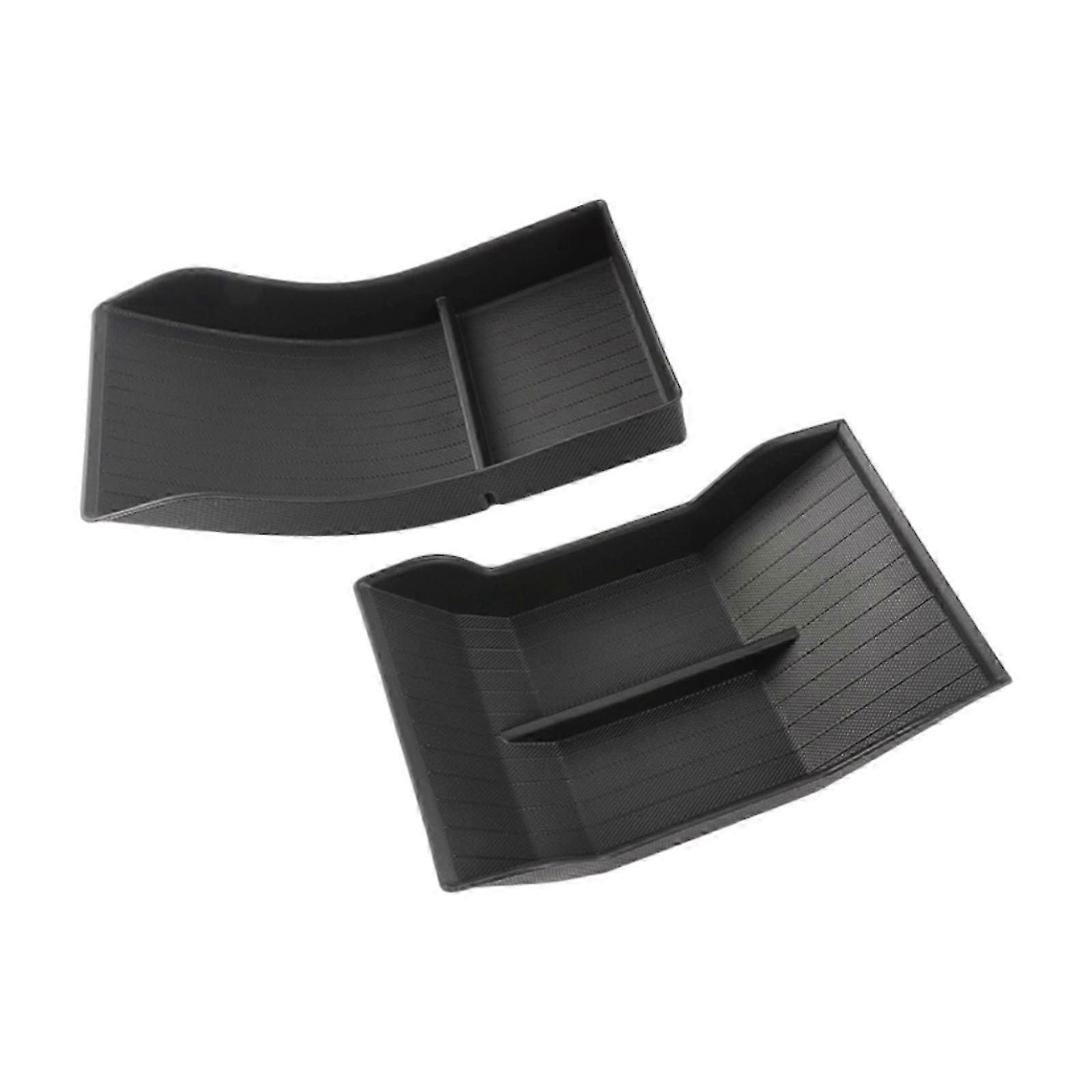 2 Pieces Center Console Armrest Storage Box Tray Holder for Model Y 3