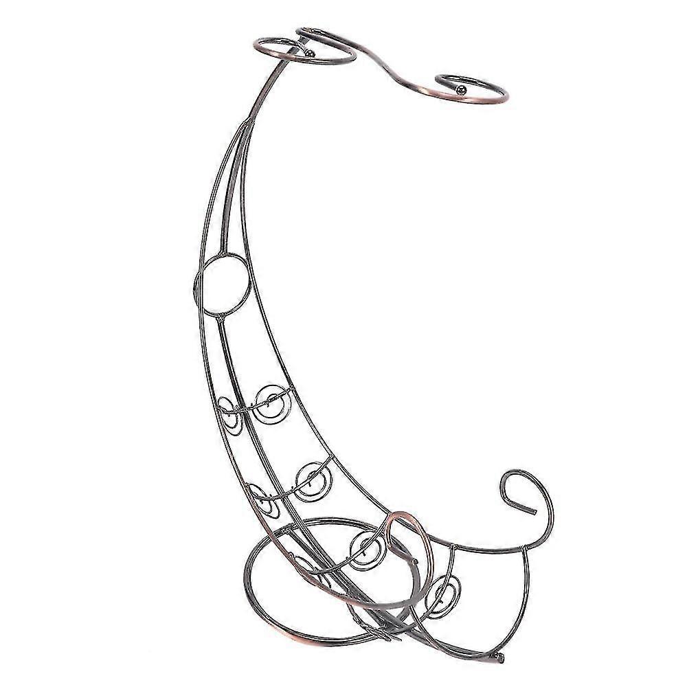 Retro Weinflaschenhalter Weinregal Champagnerflaschen Stand Glas Getränkehalter Display Hängendes Getränk