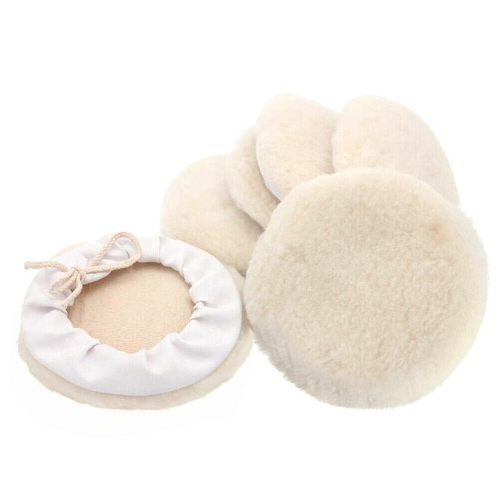 6pcs 7inch Buffing Pads Car Bonnet Buffing Waxing Pad Kit Buffer Polisher Polishing Pad Wool Buffering Pads for Drill Body Buffing Polishing Pads