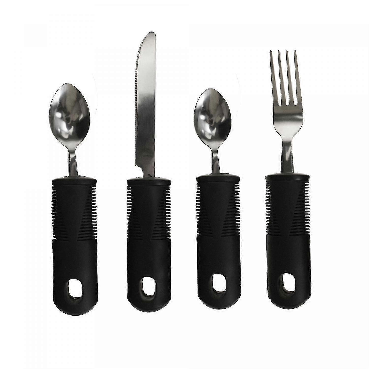 Comfortable Eating Utensils Set - Includes 4 Pieces