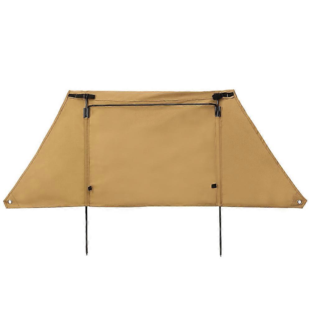 DTCY Foldable Outdoor Camping Windscreen Windproof Sidewall Portable Partition Wall Windproof Array Screen Canvas Windbreak