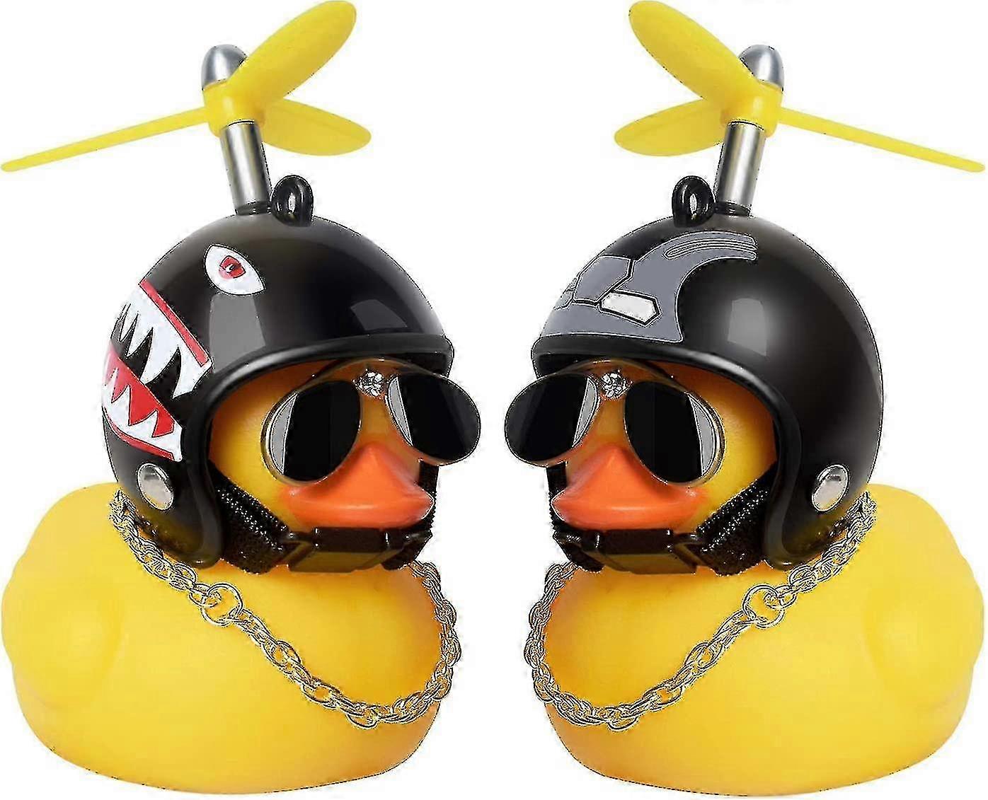 Rubber Duck Toy, Duck Car Dashboard Decorations, Rubber Duck Car Ornaments, Cool Duck With Propeller