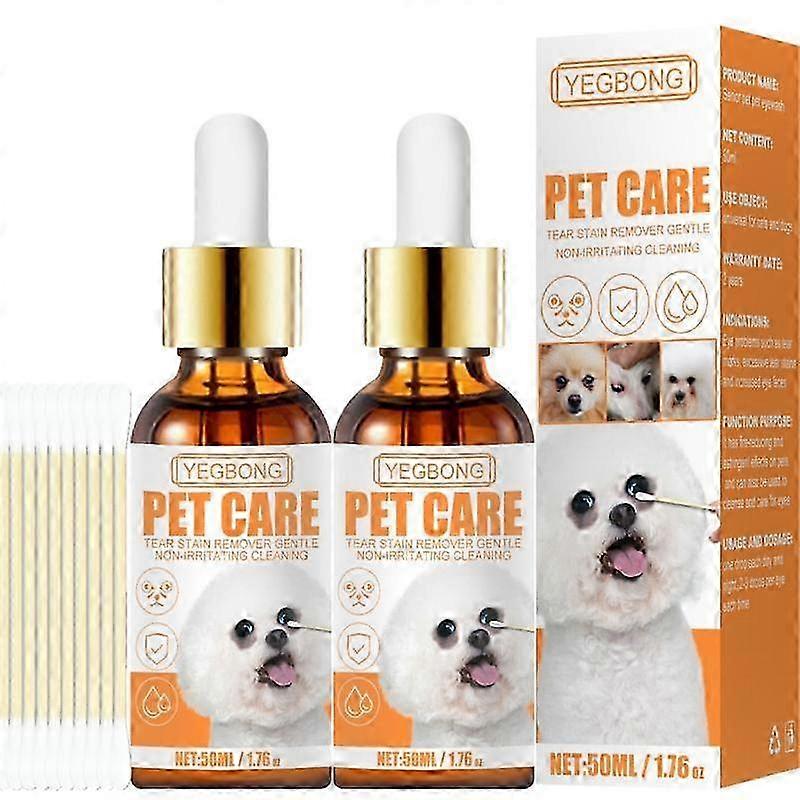 Tear Remover Safe Gently Removes Tear Stains Eye 2pcs