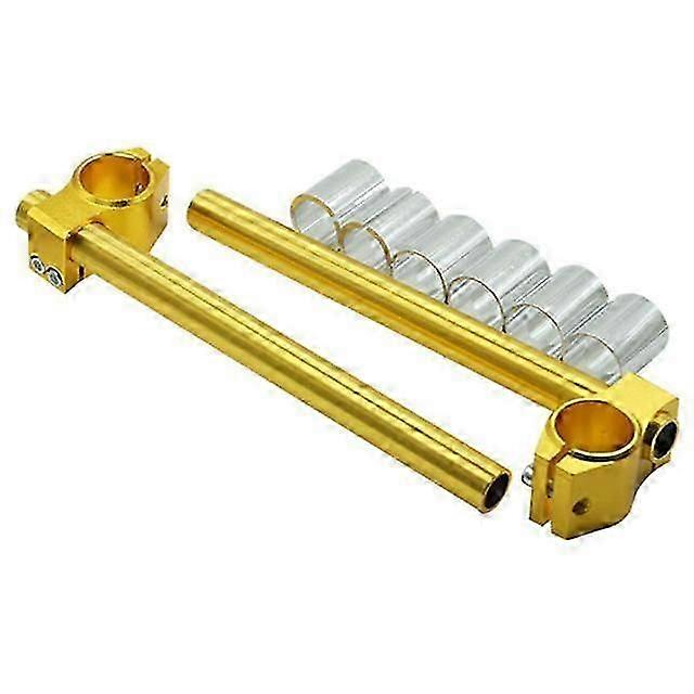 2pcs Universal Racing Adjustable Cnc 26mm 30mm 31mm Clip On Ones Riser Fork Handlebars Handle Bar For Racer Motorcycle