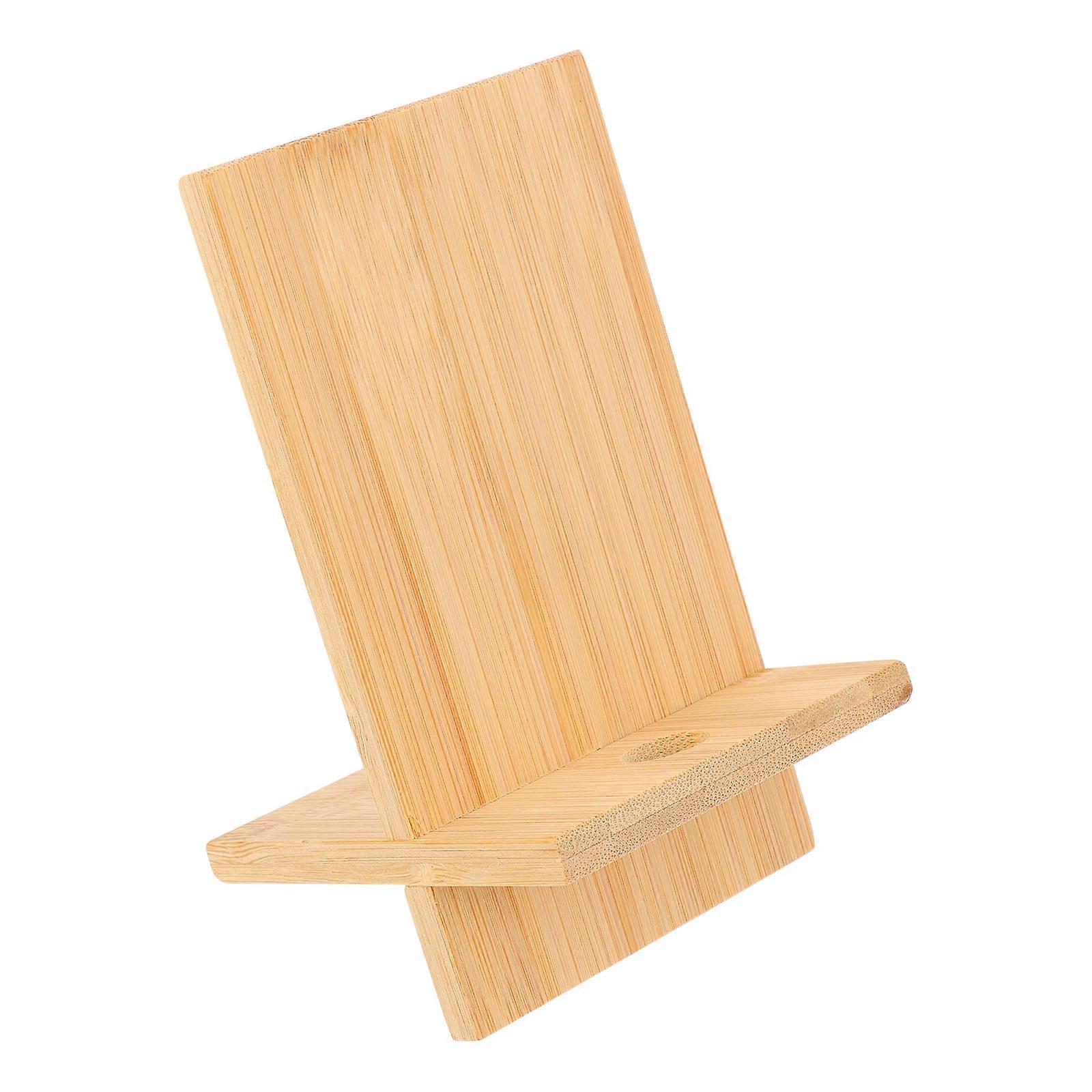 Bamboo Detachable Multi Function Phone Stand Desktop Rack Tablet Holder for Office Study Car Use