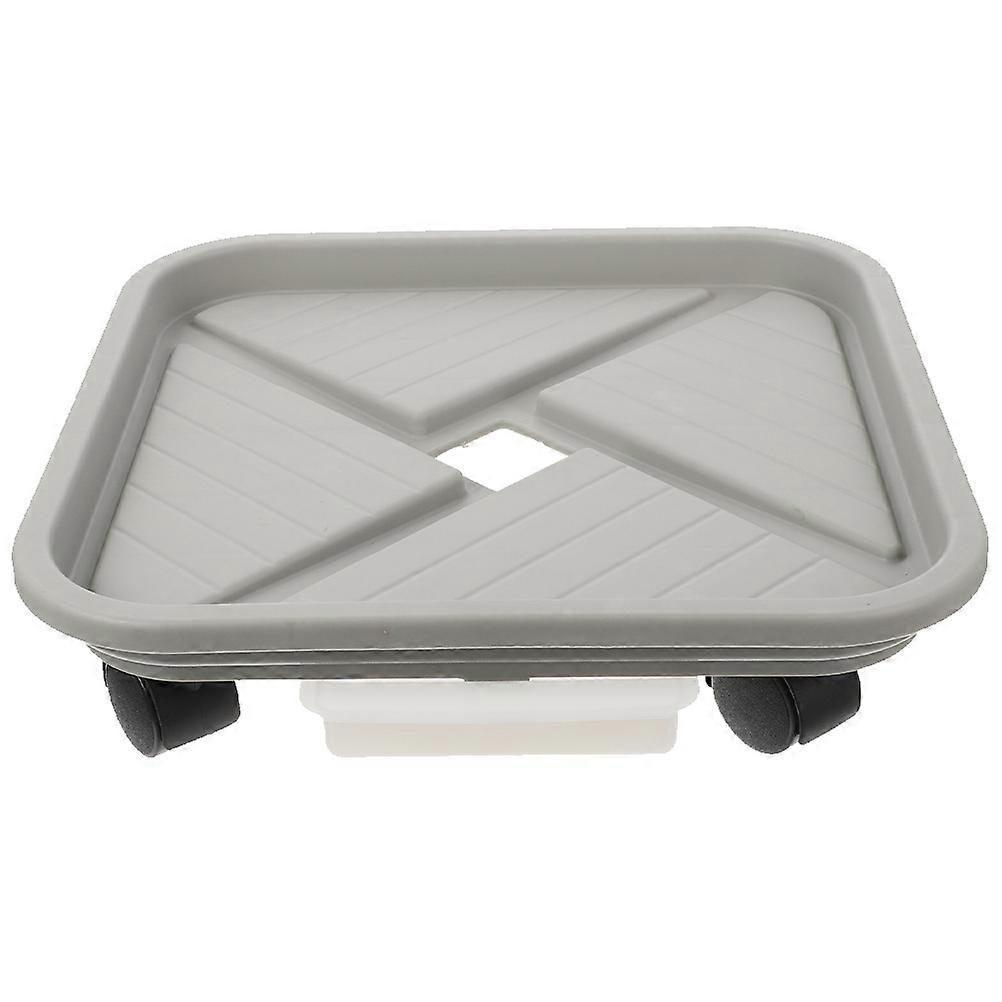 Heavy Duty Rolling Plant Tray with Built in Water Container and Smooth Wheels for Indoor and Outdoor Flower Pots – Plant Stand Trolley