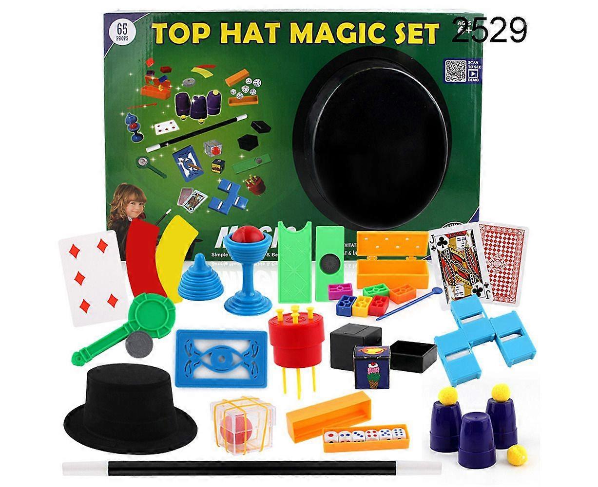16Pcs Classic Magic Tricks Kit Children Beginners Stage Props Educational Toy 2529