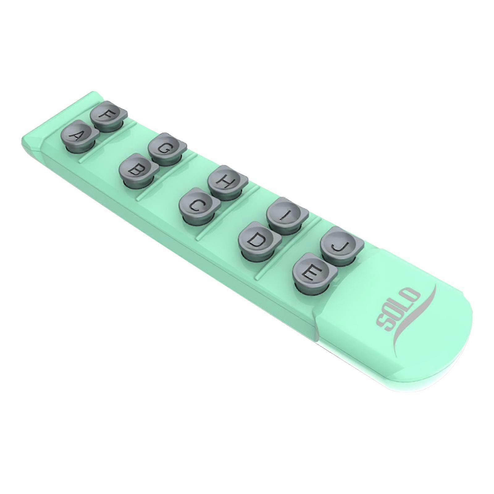 Guitar Finger Trainer for Bass, Ukulele, or Other String Instruments with 10 Key Chord Practice Tool