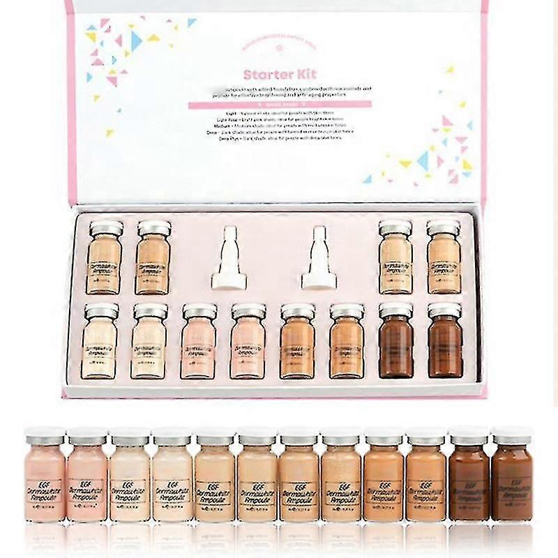 12pcs 8ml Bb Cream Kroen Glow Serum Add Foundation Niacinamide/peptide For Effectived Tw