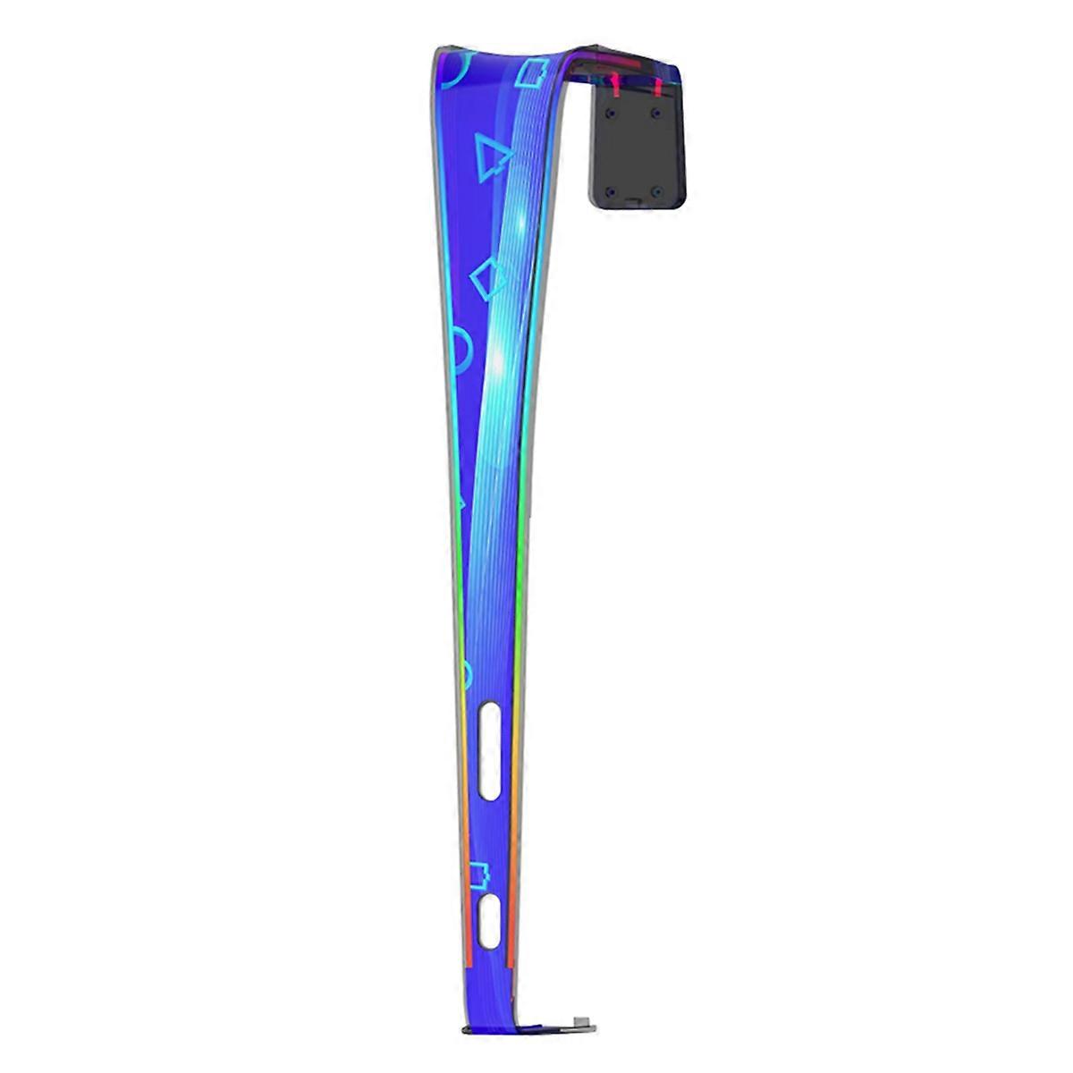 Game Console Dust Cover for Slim Digital&Disc Versions with 9 RGB Light Effects, C