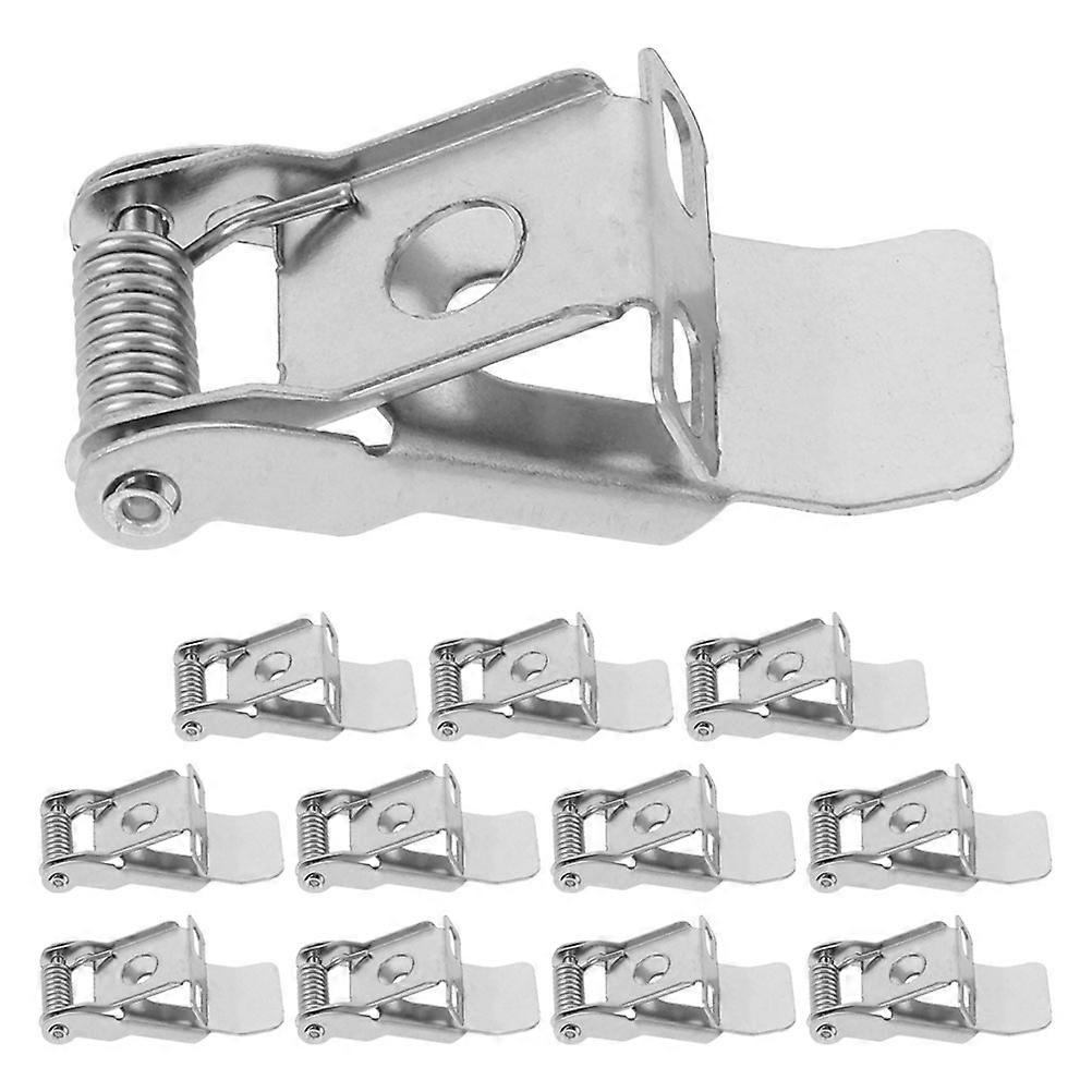 12pcs Silver Spring Clips for Downlight Ceiling Lamp with High Hardness for DIY Use