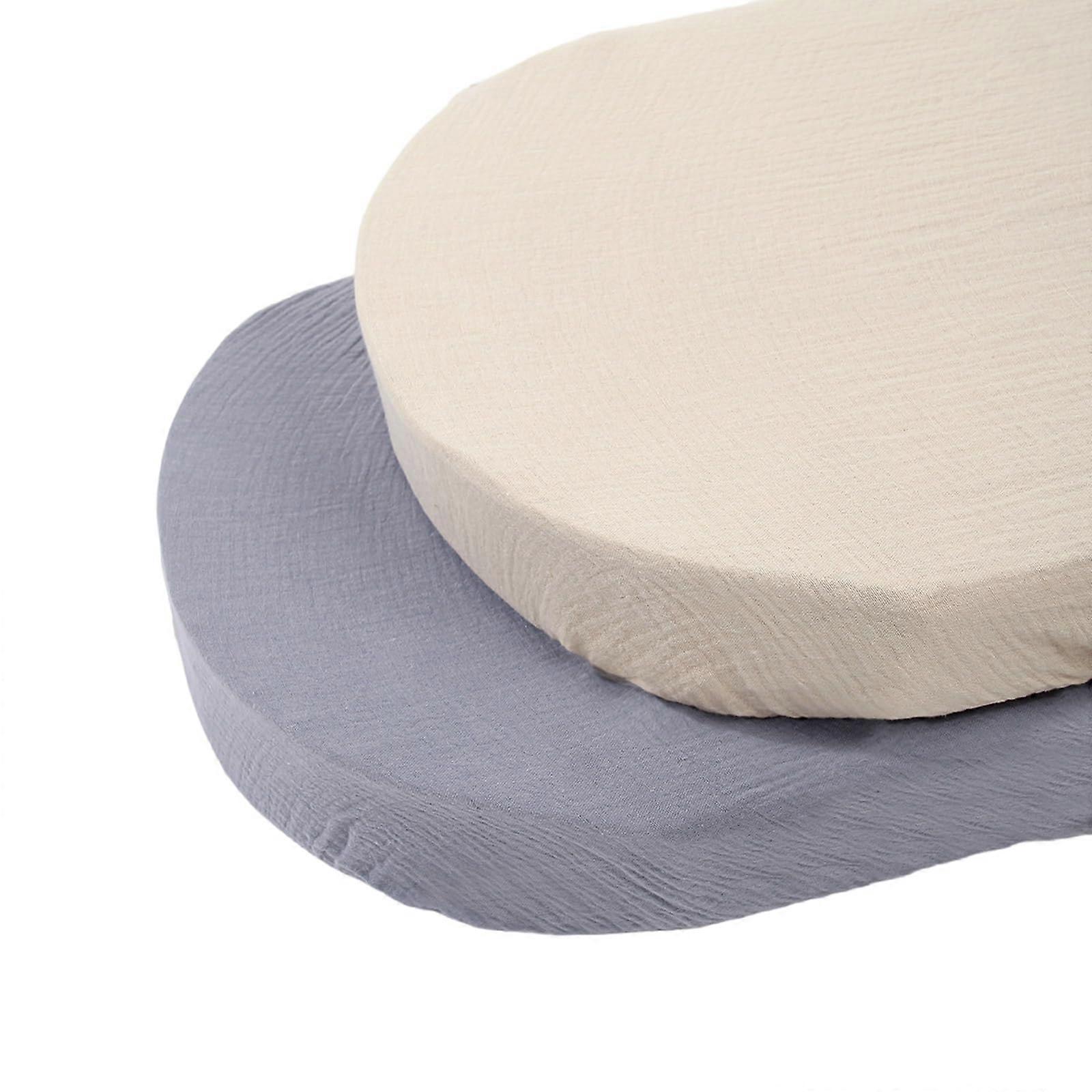 Comfortable Breathable Baby Bedding Set, Cotton, Soft Cradle Sheets, Bassinet Fitted Sheets, 2-Piece Set