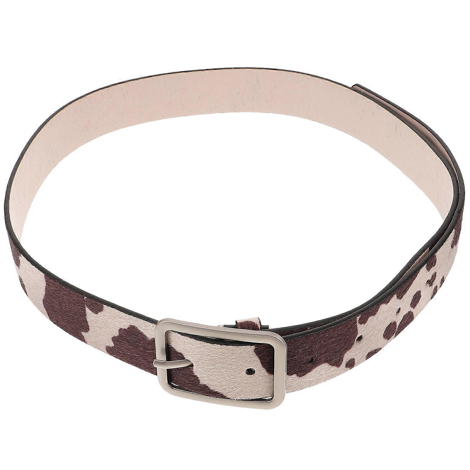 Sure! Here's a polished and engaging product description for your **Cow Print Adjustable Western Belt**:
**Cow Print Adjustable Western Belt for
