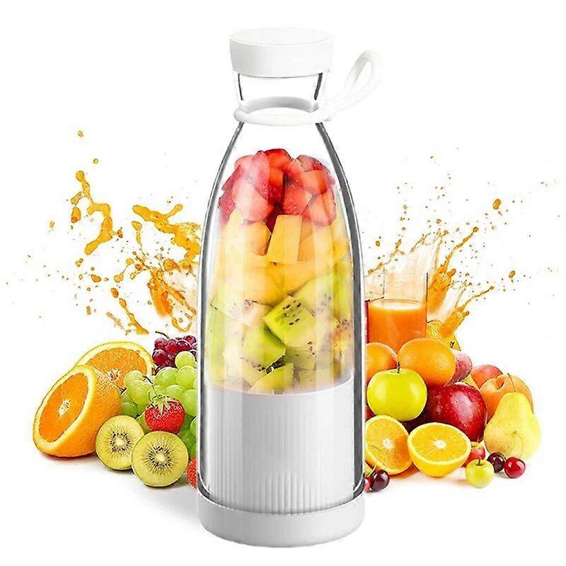 300ML Portable Blender Fruit Mixers USB Rechargeable Smoothie Mini Blender - Pink