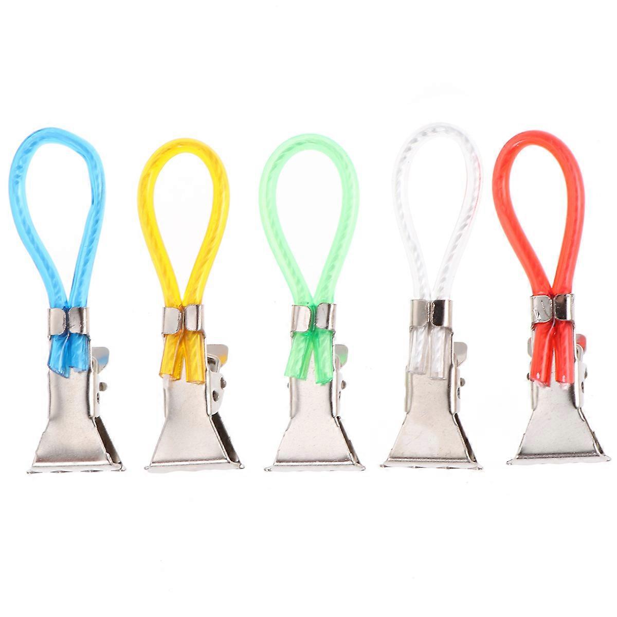 Clips for Hanging Metal Plastic Towel Clips Assorted Color Beach Towel Holder Bathing Towel 20Pcs