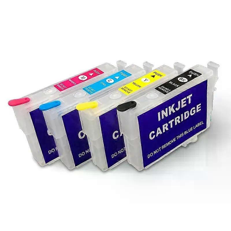 4Colors T1331-T1334 Empty Refillable Ink Cartridge For Epson Stylus T12 T22 TX120 TX129 TX235 TX420 TX320F TX420W TX430W Printer