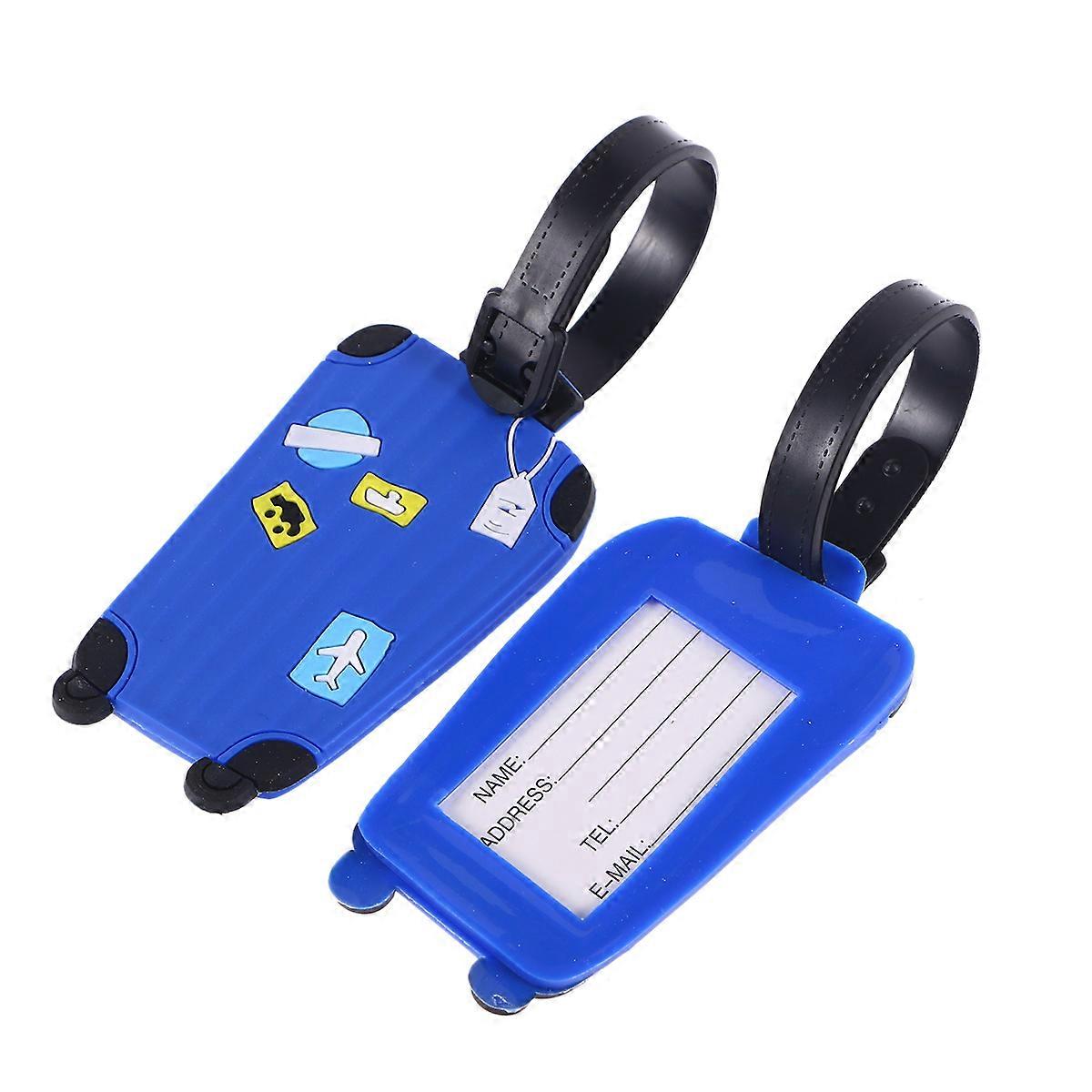 Baggage Tag For Air Luggage Tags Identification School Bag Tag Travel Accessory 2Pcs