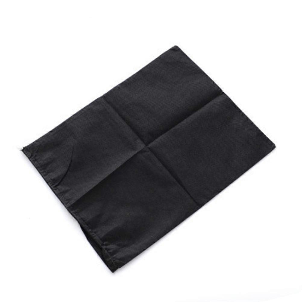 Drawstring Storage Bag Non-Woven Shoe Organizer Dustproof For Shoes And Clothes 12Pcs Black