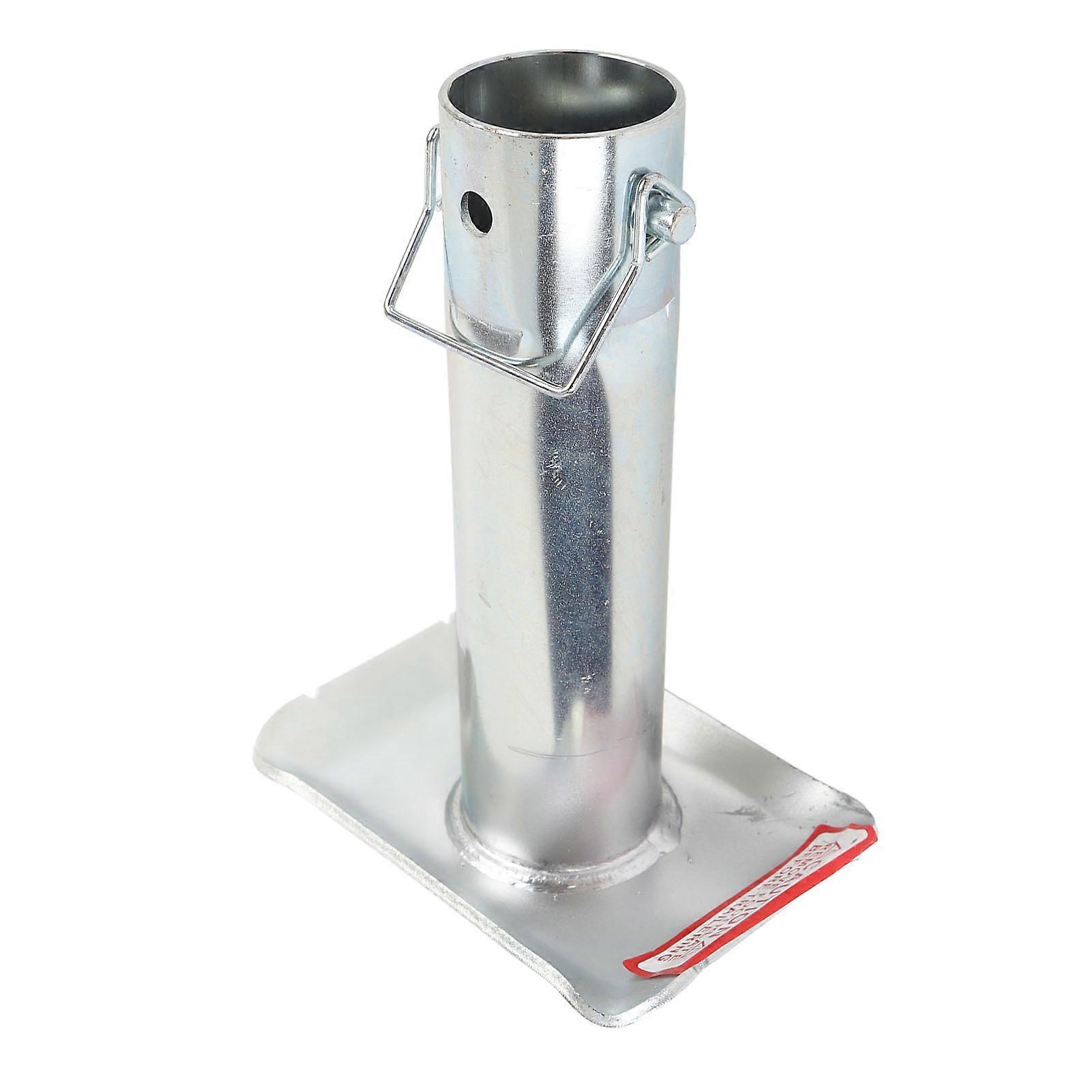 Trailer Jack with Removable Foot Plate, 225mm Tube Length, 5000lb Capacity, Iron, for A-Frame Boat, RV