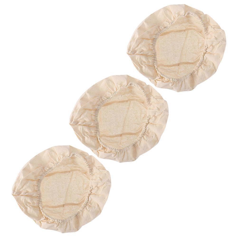 Bread Proofing Basket Cloth Liner Oval Baking Liners Professional Home Bakers 25X15X8CM 3Pcs