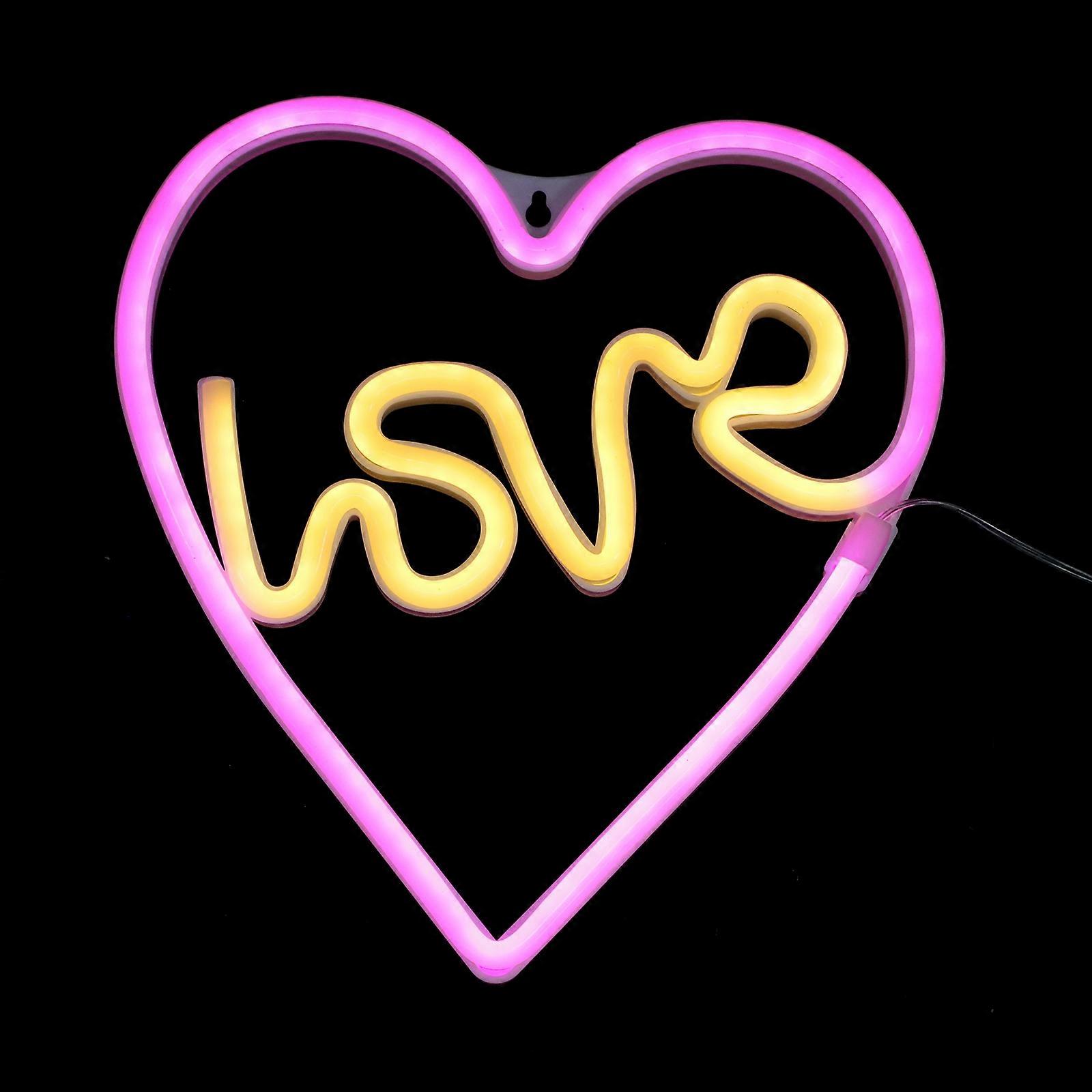 Tabletop Neon Usb Light Indoor 32x24cm 1Pcs