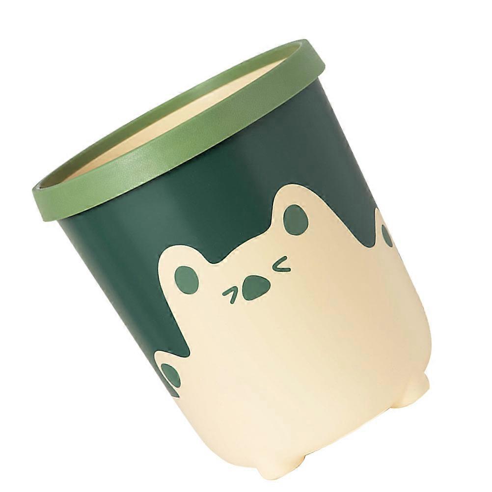 PP Material Waste Bin Cartoon Room Garbage Disposal 1Pc