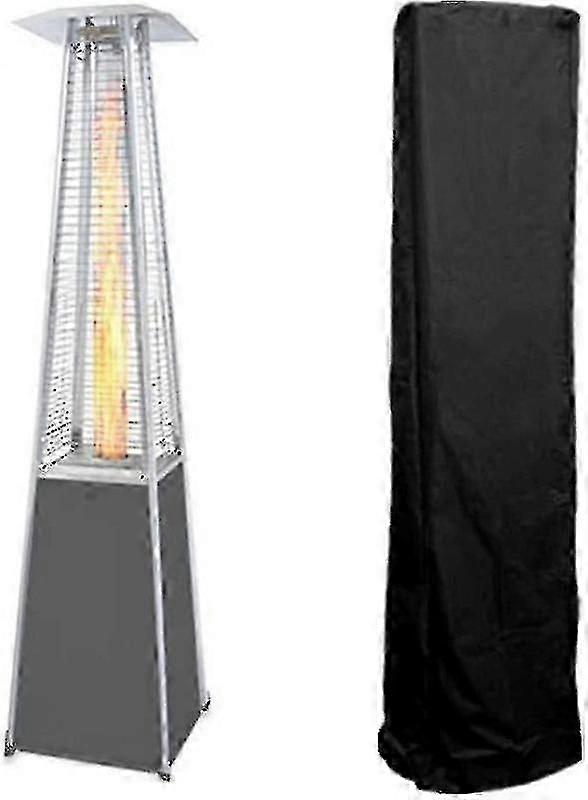 Βαρέων καθηκόντων κάλυμμα θερμαντήρα σωλήνων γυαλιού - αδιάβροχο τετράγωνο μόνιμο προστατευτικό θερμαντήρα αιθρίων συμβατό υπαίθριο τρίγωνο θερμαντήρα και πυραμίδα Torch T-d XH