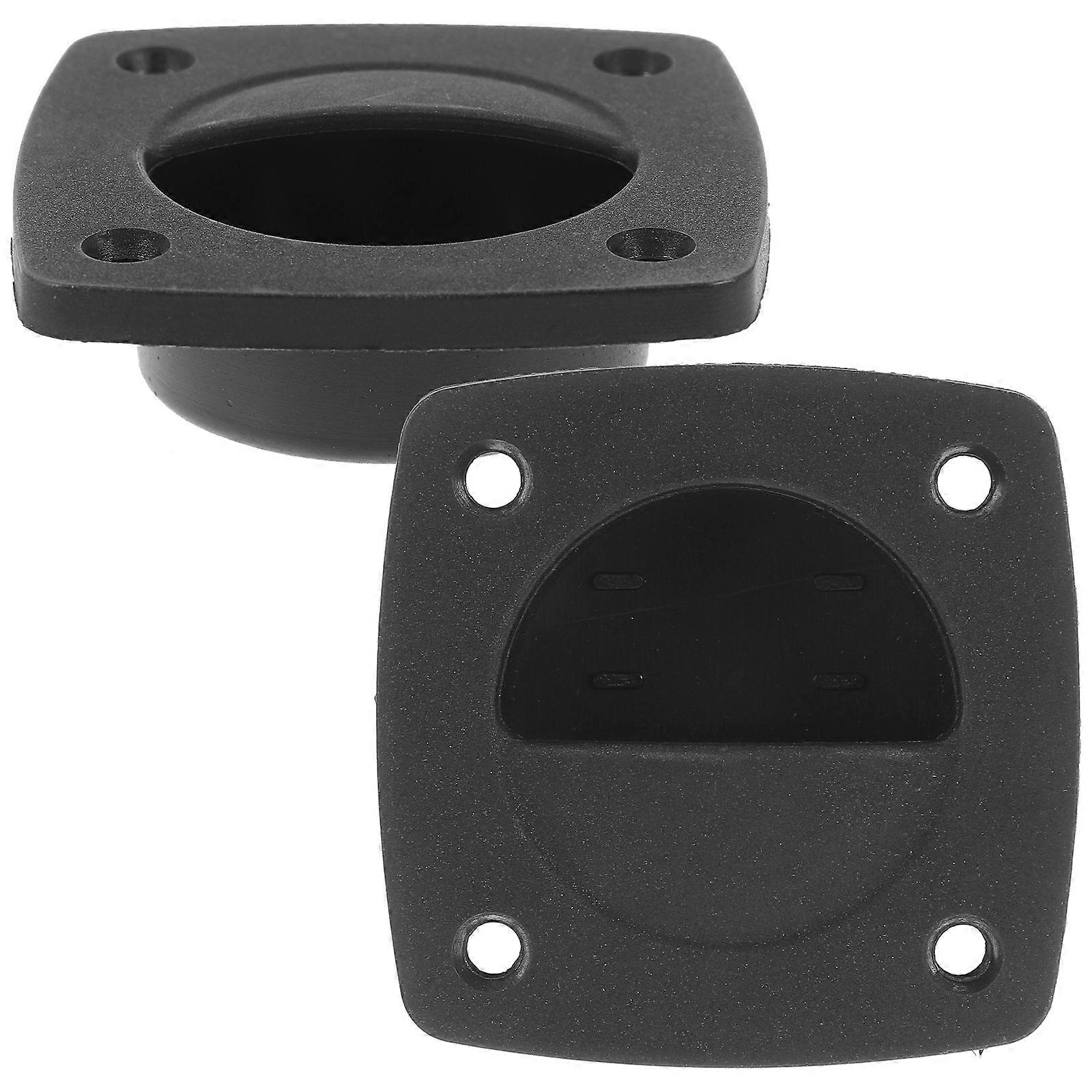 2pcs Boat Hatch Latch Plastic Boat Hatch Handle Pull Handle Square Flush Pull Handles