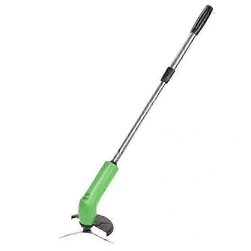 Cordless Garden Trimmer Edger with Extendable Pole, Protective Shield, Portable Weed Cutter