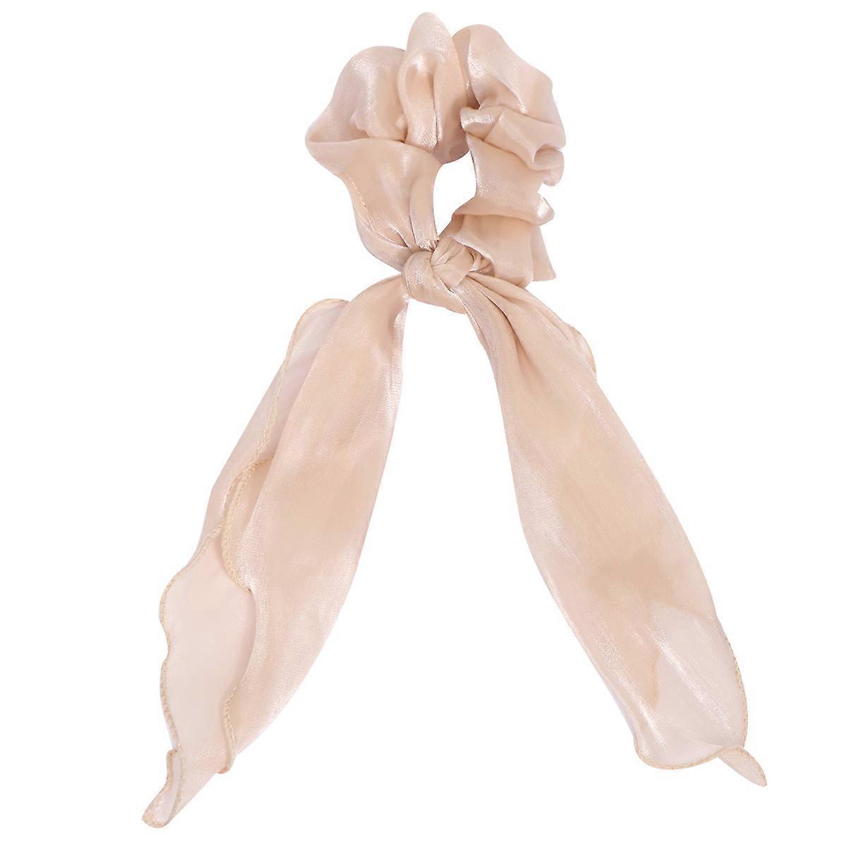 Laço de cabelo em ouro rosa para decoração, pacote com 2 unidades