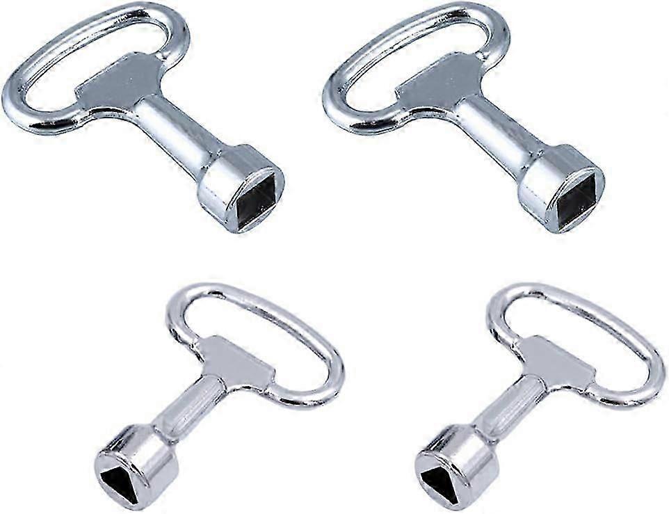 4pcs κλειδιά τριγώνου μετάλλων για γραφεία χρησιμότητας, διανομή ισχύος, ηλεκτρικό κιβώτιο μετρητών & έλεγχος καλοριφέρ
