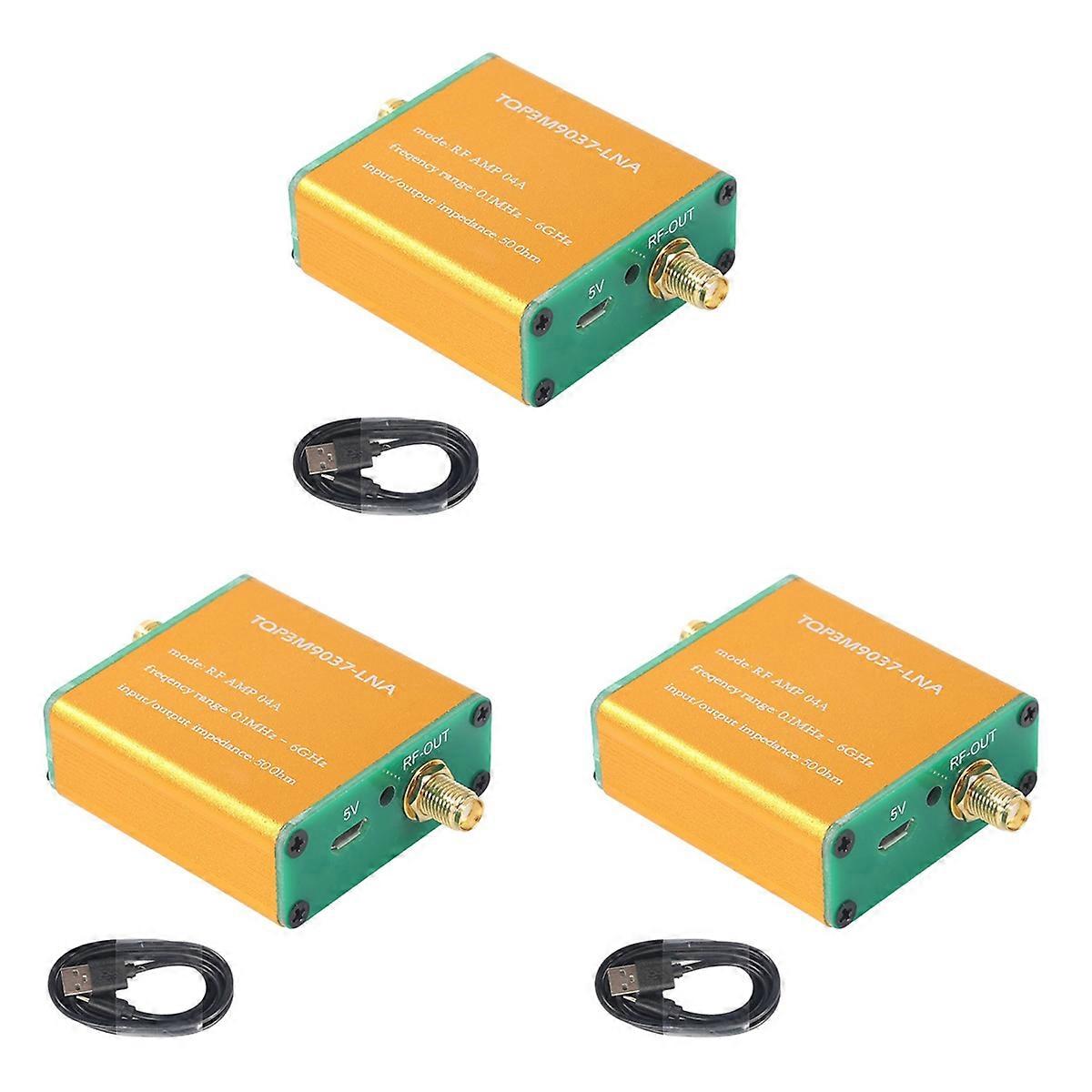 Rauscharmer Verstärker 100K-6GHz 20DB LNA Vorverstärker mit Batterie