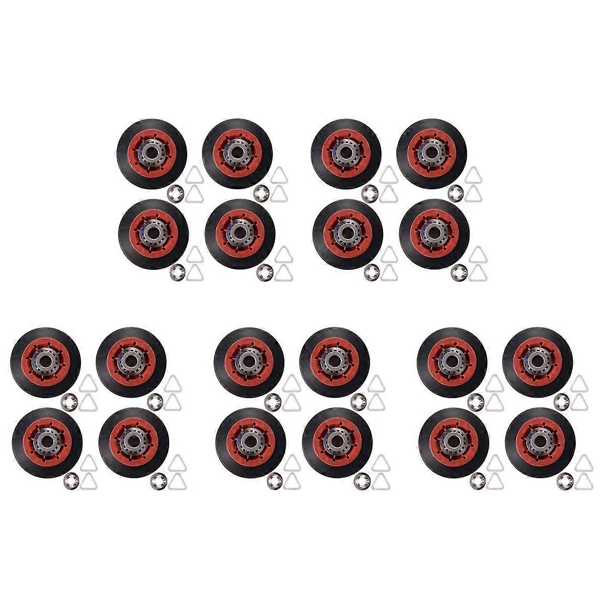 20PCS Roller Drum Dryer Fit for , - 8536974 Replaces, 8536973, W10314171, WPW10314173, PS11752609