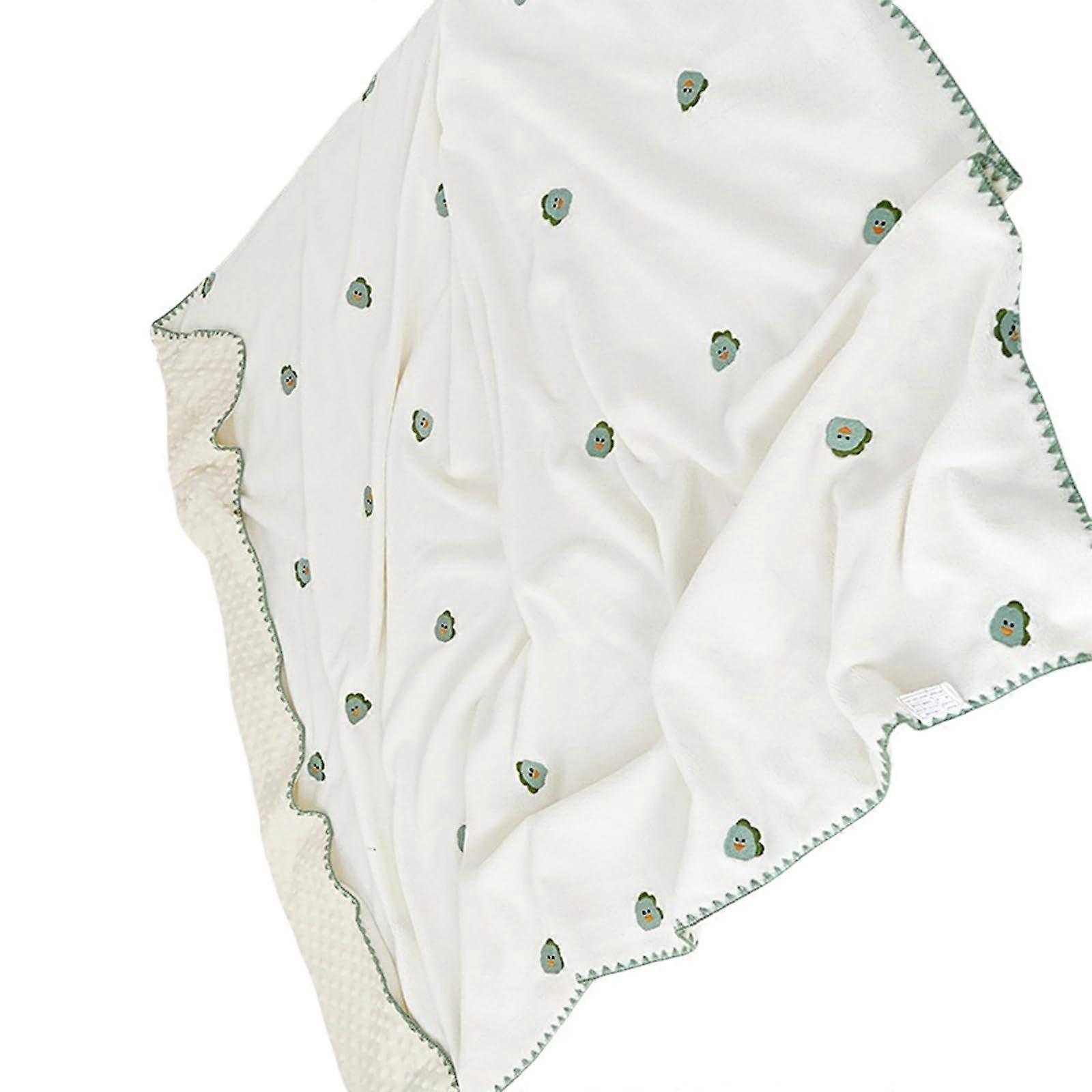 Milk Fleece Bedding 100 X 115 Cm Breathable Cartoon Dinosaur Print Nap Time