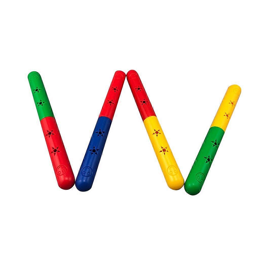 ダンスリレーワンドポータブル体操スティックスポーツゲーム25x2.5x2.5cm明るい色3個
