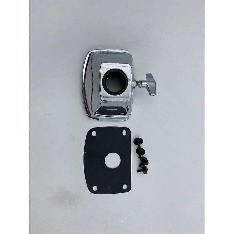 1 Set Floor Tom Leg Bracket: Adjustable Drum Holder Base For Stable Performance - Metal Parts For Bass And Tom Drum Installation