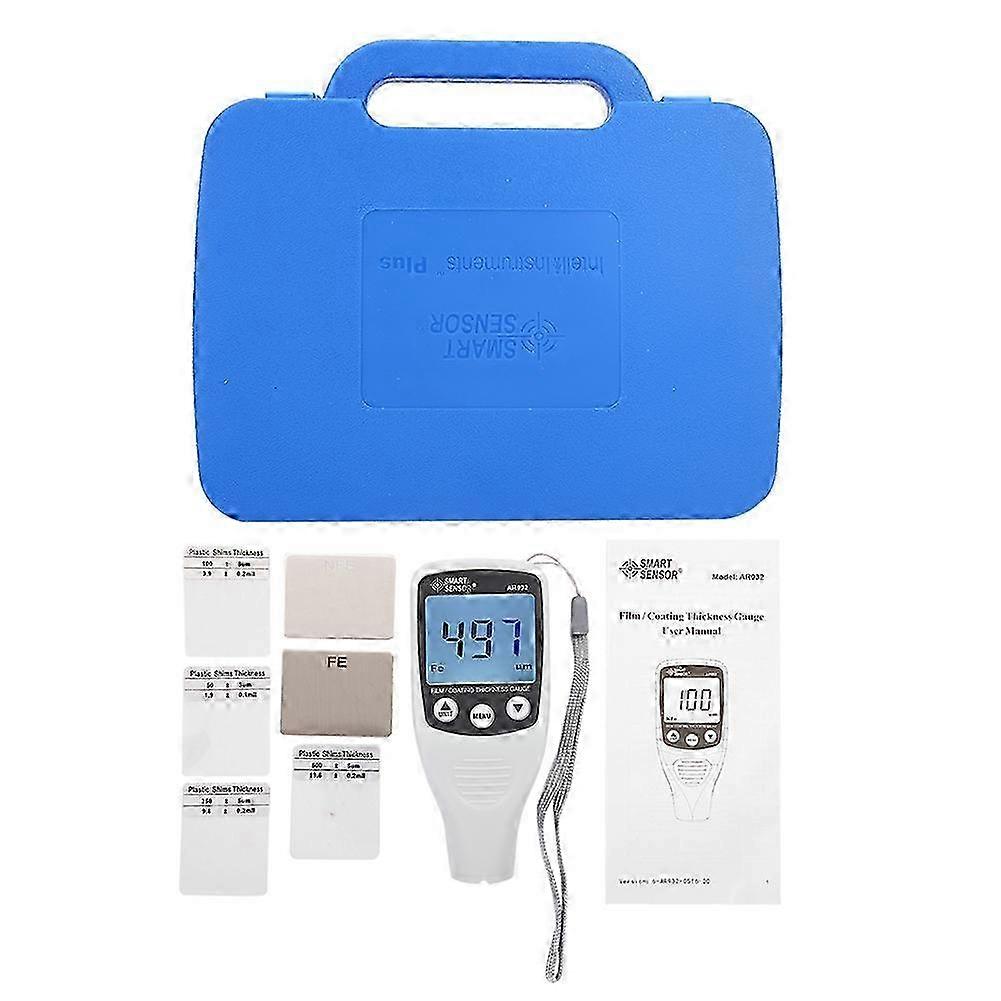 SMART SENSOR AR932 Digital Coating Thickness Gauge Car Paint Tester Meter 0~1700um