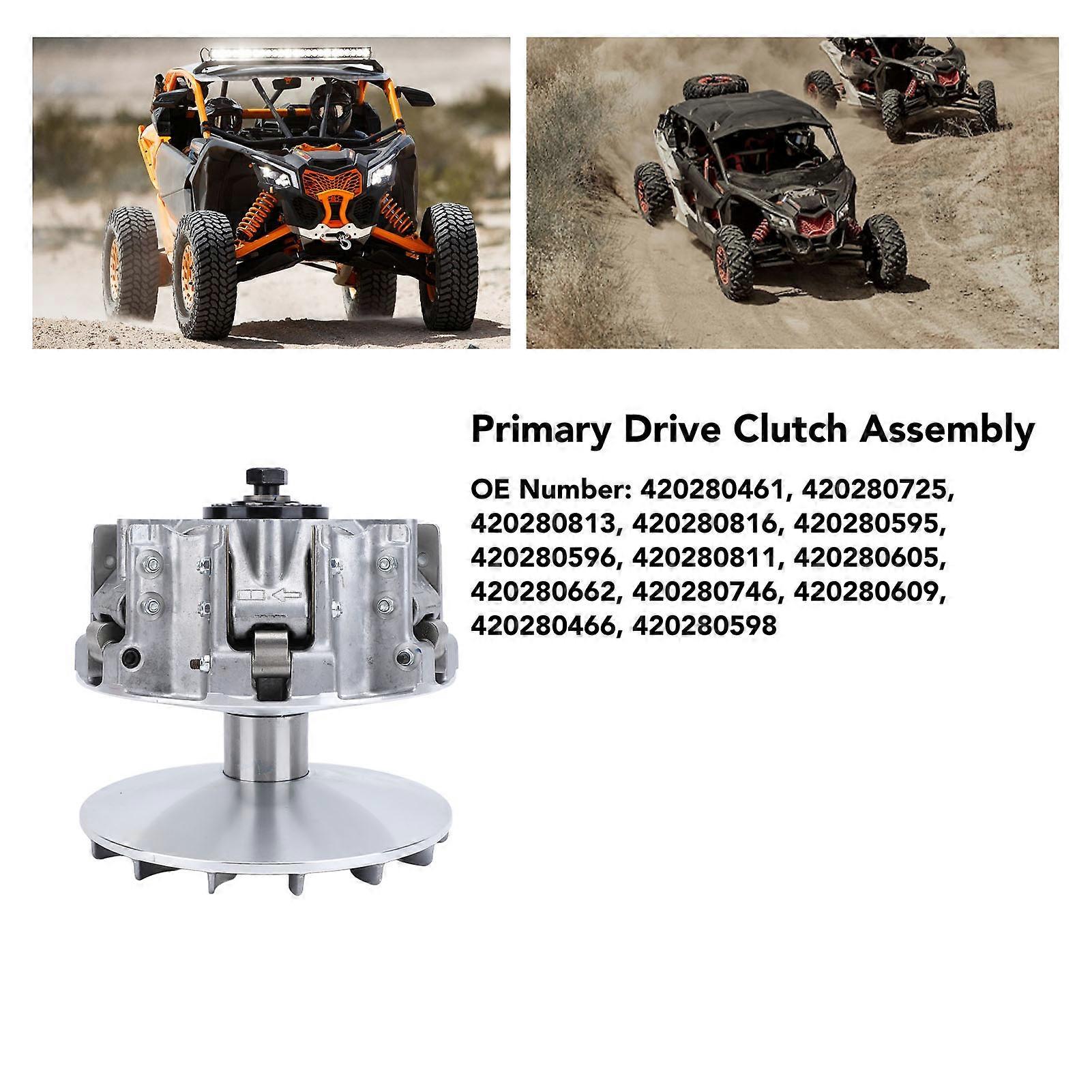 Primary Drive Clutch Assembly 420280461 Enhanced Performance Efficient Operation Primary Clutch for Maverick Defender Without Puller Remover Tool