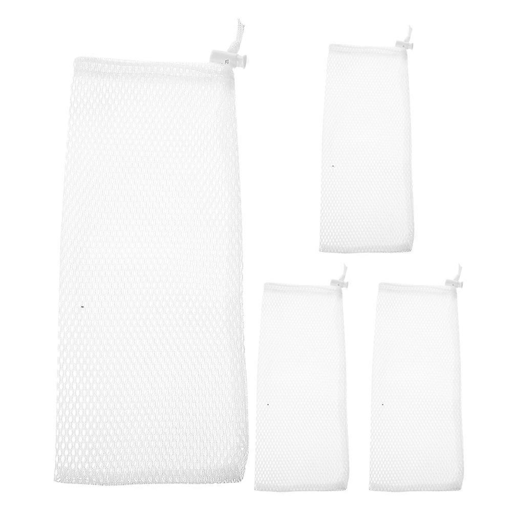 White Polyester Mesh Finch Feeder Kit – Durable, Easy Install, Multi Bird Capacity for Garden Birdwatching